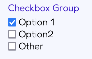 Checkbox Group