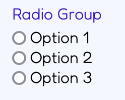 Radio group component